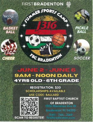  flyer for sports camp